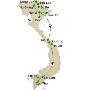 Circuit au Vietnam